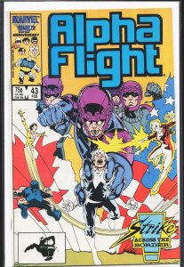 Alpha Flight #43 (1987) Alpha Flight