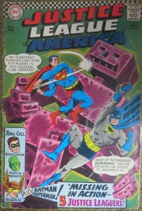 JUSTICE LEAGUE OF AMERICA #52 (DC, 3/1967)  VERY GOOD (VG)