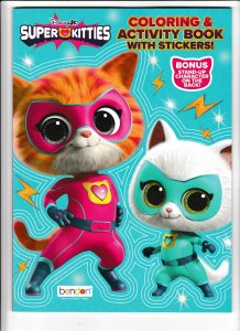 SUPER KITTIES | COLORING & ACTIVITY BOOK W/STICKERS (2025) BONUS CHARACTER | NEW