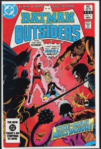 Batman and the Outsiders #4 Direct Edition (1983) Batman and the Outsiders