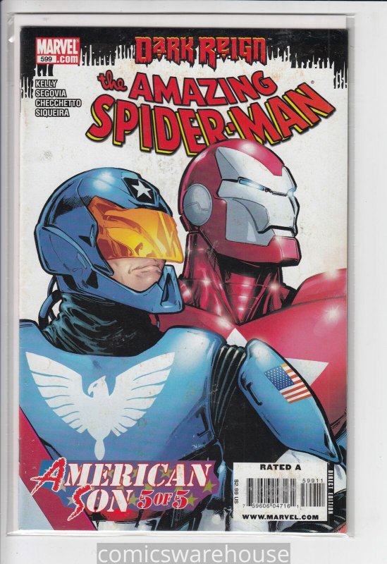 AMAZING SPIDER-MAN (1963 MARVEL) #599 FN B00376