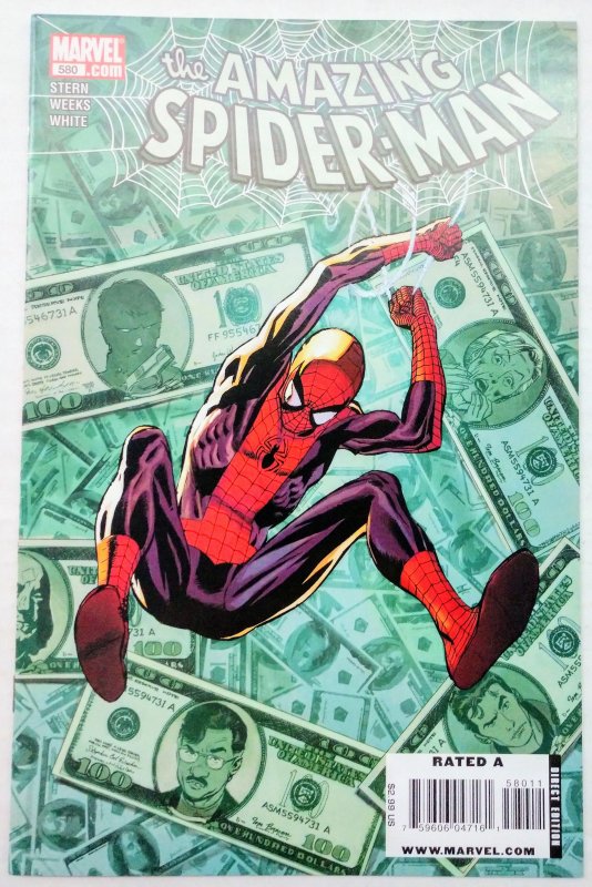 The Amazing Spider-Man #580 (NM-, 2009)