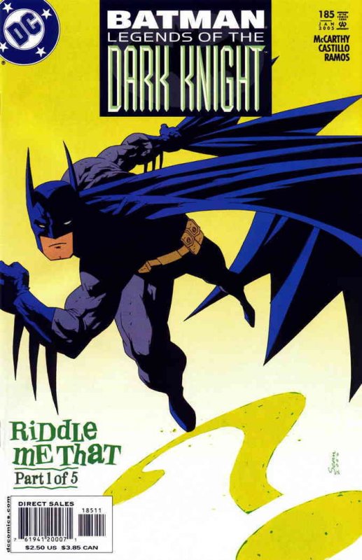 Batman: Legends of the Dark Knight #185 FN ; DC | Riddler