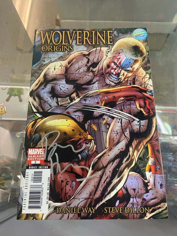 Wolverine Origins 2 Variant VF Signed by Daniel Way