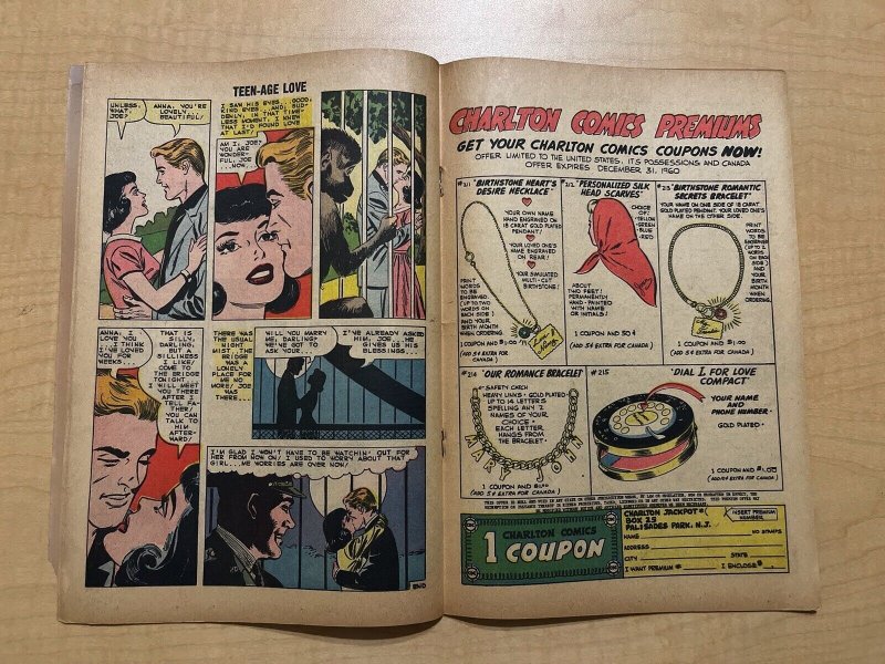 Teen-Age Love #14 VG- 3.5 Charlton Comics 1960