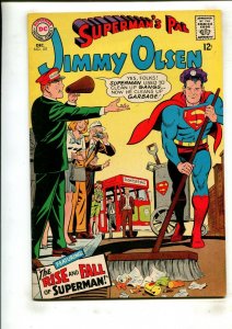 SUPERMAN'S PAL JIMMY OLSEN #107 (8.0) THE RISE AND FALL OF SUPERMAN!! 1967