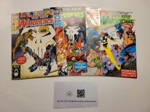 5 New Warriors Marvel Comic Books #7 8 9 10 11 14 TJ3