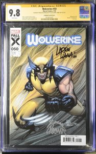 Wolverine (2024) #50 (CGC 9.8 SS) Signed Ryan Stegman * Larry Hama * Census = 7