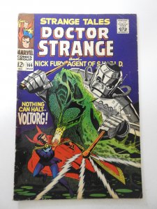 Strange Tales #166 (1968) VG Condition ink fc, 1/2 in spine split