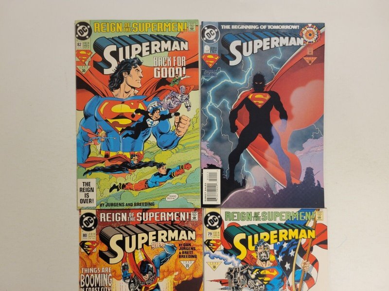 4 Superman DC Comic Books #0 79 80 82 52 TJ25
