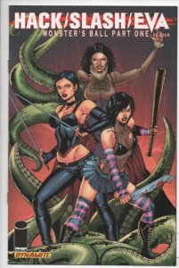 HACK SLASH EVA Monster's Ball #1 A, NM-, Seeley cvr, 2011, Horror, Dynamite