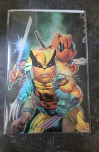 DEADPOOH DO YOU POOH? #1 Captain America #1 foil refractor virgin variant