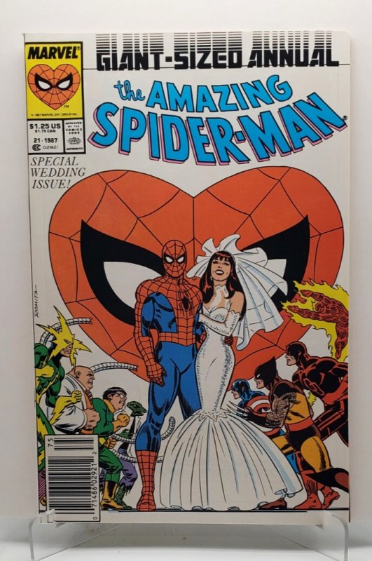 Amazing Spider-Man Annual #21 SPECIAL WEDDING ISSUE *KEY* ?️NM/MT
