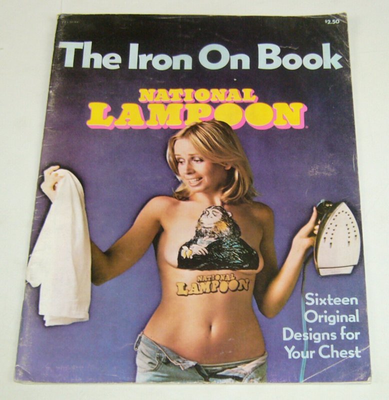 National Lampoon: the Iron On Book #1 sixtreen original designs 1976 rare