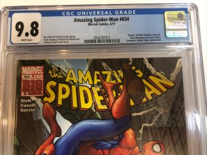 Amazing Spider-Man (2011) # 654 (CGC 9.8 WP) 1st App Flash Thompson As Venom