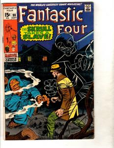 Fantastic Four # 90 FN/VF Marvel Comic Book Dr. Doom Human Torch Thing Hulk FM3