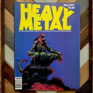 HEAVY METAL VOL. 1 #2 FN/VF (HM 1977) Sharp! MOEBIUS Cover! Corben & Bode Art