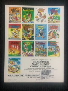1987 UNCLE SCROOGE Back to the Klondike Gladstone Comic Album #4 SC VF 8.0