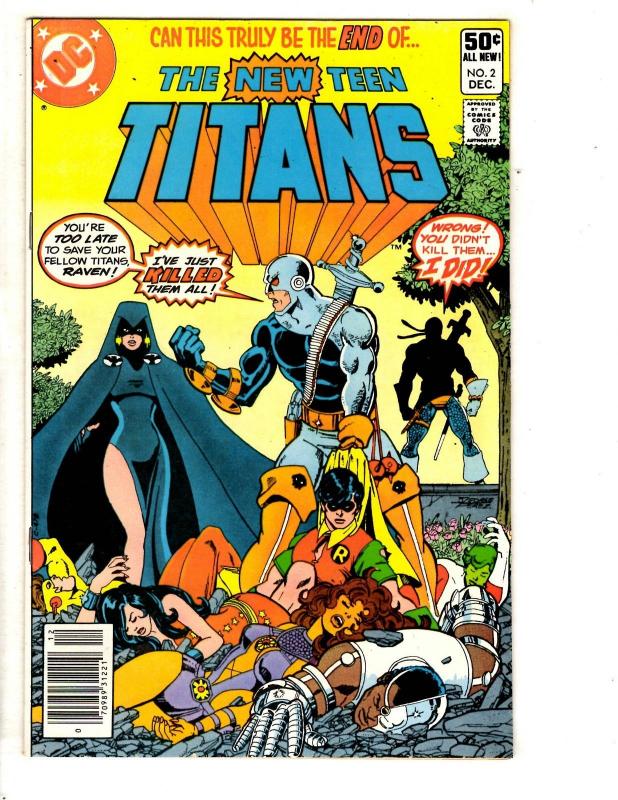 New Teen Titans # 2 VF/NM DC Comic Book 1st Deathstroke Appearance Robin RJ7