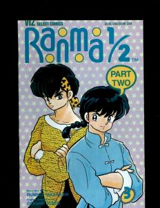 Lot of 12 Ranma Comic Books 1/2 #1 2 3 5 6 + Ranma Part 2 #1 3 4 5 6 7 8 JF20