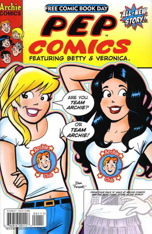 Pep Comics Featuring Betty and Veronica FCBD #1 VF; Archie | save on shipping -