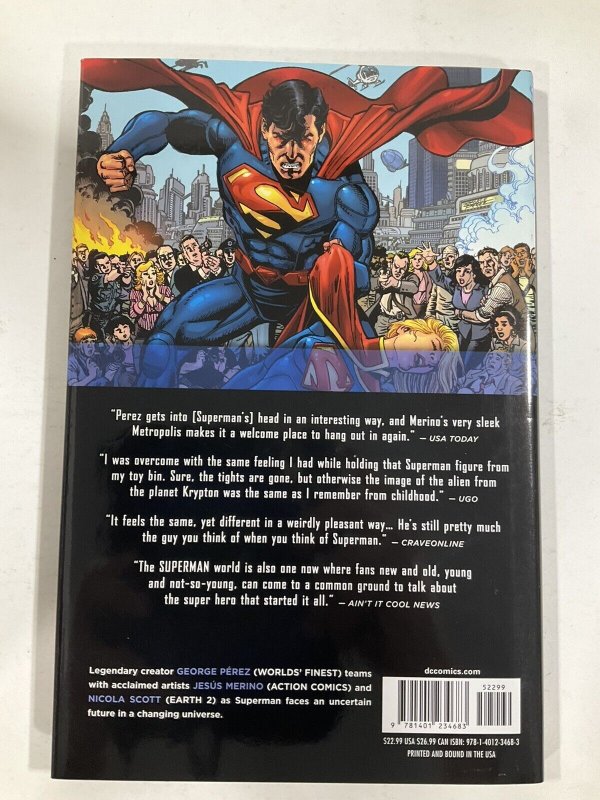SUPERMAN VOLUME 1 WHAT PRICE TOMORROW TPB HARDCOVER SIGNED GEORGE PEREZ DC 2012