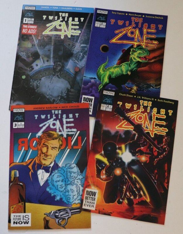 The Twilight Zone Now Comics- Lot of 4-#1 (v.3), #3 (v.3), #3 (v.4), $4 (v.2)