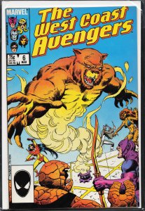 West Coast Avengers #6 (1986) West Coast Avengers / Avengers West Coast
