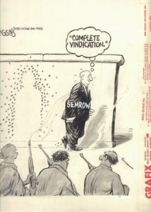 Semrow Complete Vindication Firing Squad Chicago Sun-Times art by Jack Higgins