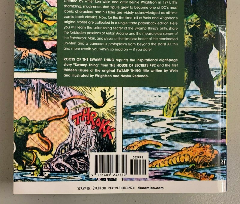 Roots of the Swamp Thing Vol. 1 Paperback 2012 Len Wein 