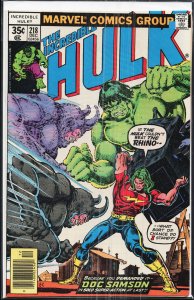 The Incredible Hulk #218 (1977) Hulk