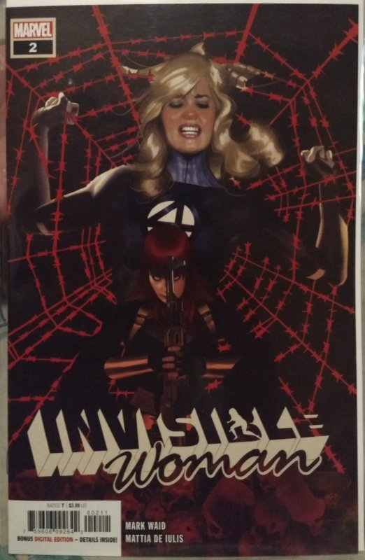 Invisible Woman #2 NM main cover and CONNER Variant set