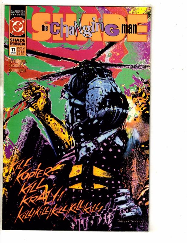 10 Shade The Changing Man DC Comic Books # 11 12 13 14 15 16 17 18 19 20 CR7