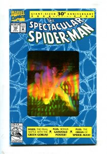 Spectacular Spider-Man #189 - Holofoil Cover / 30th Anniversary (8.5/9.0) 1992