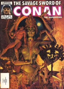 Savage Sword of Conan #114 VF ; Marvel |