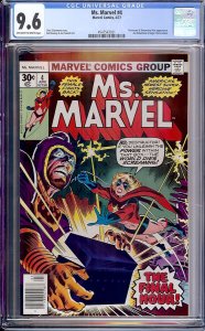 Ms. Marvel #4 (Marvel, 4/1977) CGC 9.6 Off-White to White Pages — Second High...