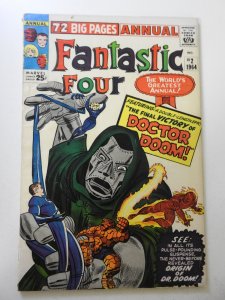 Fantastic Four Annual #2 (1964) VG+ Condition moisture stain bc