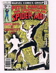 Spectacular Spider-Man # 20 FN Marvel Comic Book Bronze Age Green Goblin J26