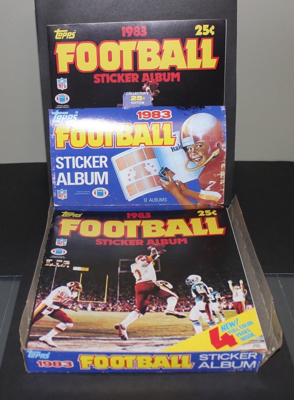 1983 Topps Football Sticker Album /  NM-MT