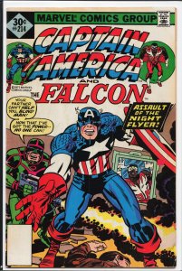 Captain America #214 (1977) Captain America and the Falcon