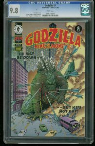 GODZILLA #7-WHITE PAGES-HIGHEST CGC GRADED 9.8-DARK HOR 0945710011