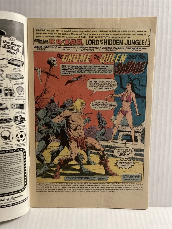 Ka-Zar #18   Volume 1