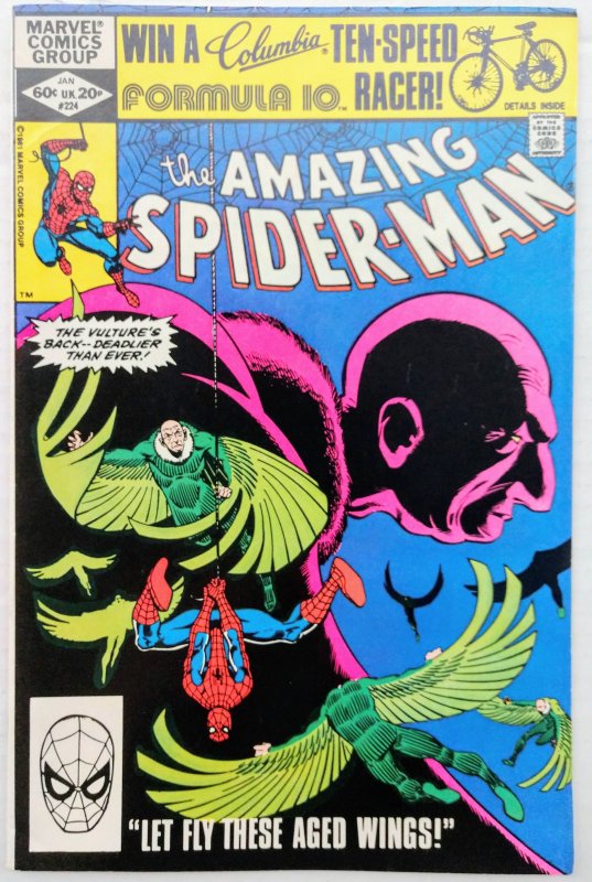 The Amazing Spider-Man #224 (VF/NM)(1982)