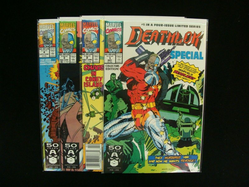 Marvel Comics Deathlok Special #1-4 Complete Run Limited Series