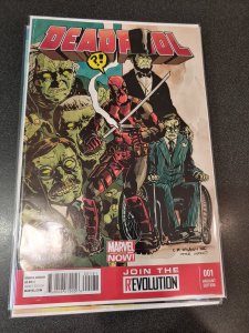 DEADPOOL # 1 Phantom Variant Cover Swipe New Mutants 98