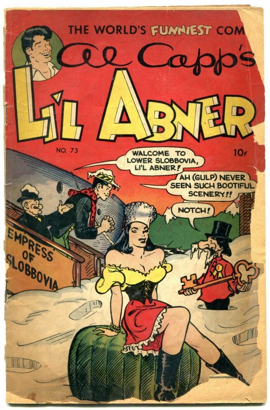 Li'l Abner #73 1949- Slobbovia- Golden Age Low Grade FAIR