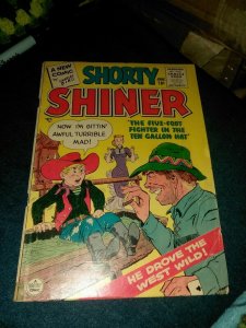 SHORTY SHINER #1 DANDY MAGAZINES 1956 SILVER AGE WESTERN COMICS CHARLES BIRO ART