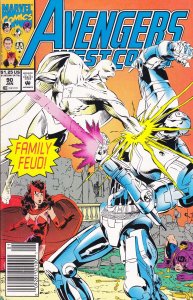 Avengers West Coast #90 (Newsstand) FN ; Marvel | Ultron War Toy