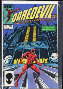 Daredevil #208 (1984) Daredevil