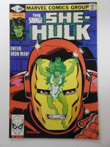 The Savage She-Hulk #6 Direct Edition (1980) Enter: Iron Man! Sharp Fine/VF Cond
